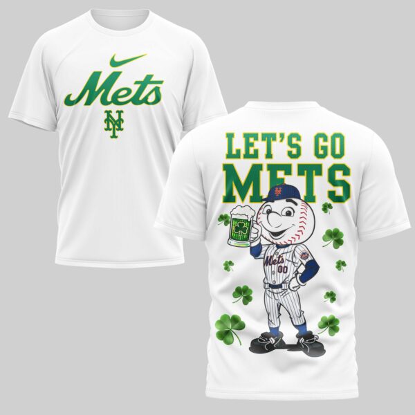 New York Mets x St. Patrick's Day Premium T-Shirt 004