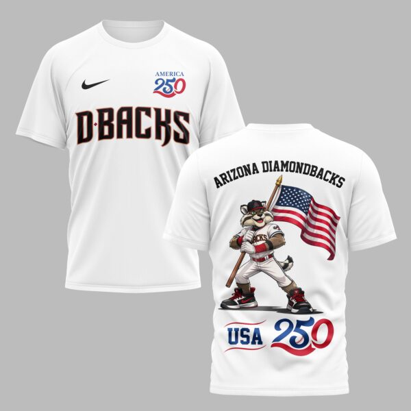 Arizona Diamondbacks x 250 Years Of America Premium T-Shirt 003