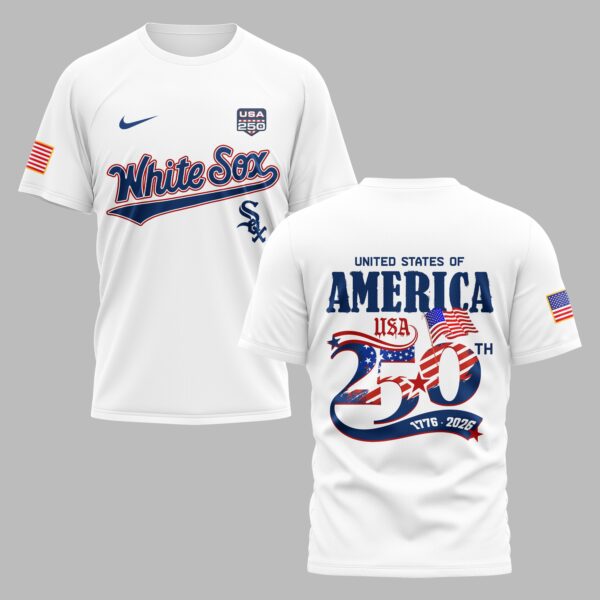 Chicago White Sox X 250 Years Of Freedom Premium T Shirt PVT003