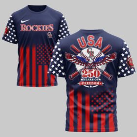 Colorado Rockies x 250Years Mars Premium T-Shirt PL06