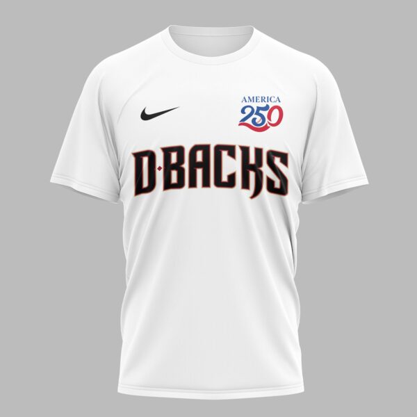 Alternative view of Arizona Diamondbacks x 250 Years Of America Premium T-Shirt 003