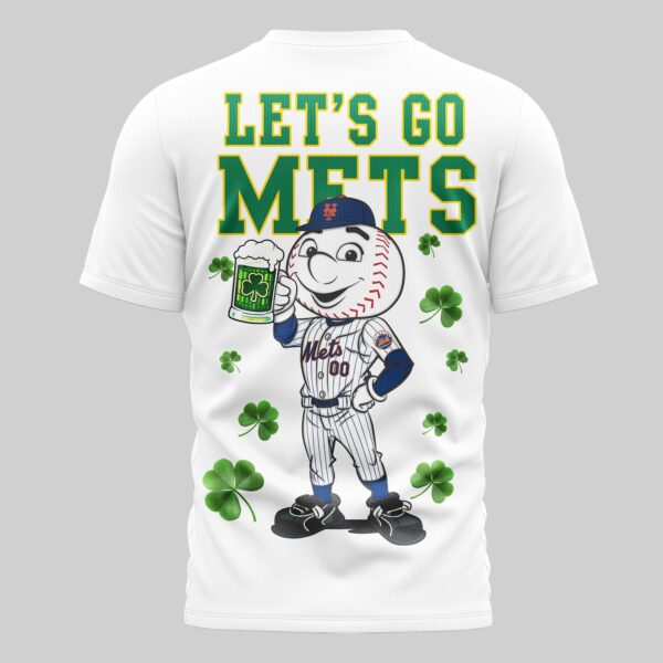 Alternative view of New York Mets x St. Patrick's Day Premium T-Shirt 004