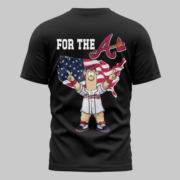 Alternative view of Atlanta Braves x USA Baseball Premium T-Shirt 007