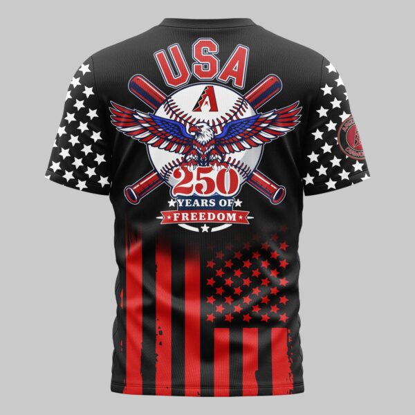 Alternative view of Arizona Diamondbacks x 250Years Mars Premium T-Shirt PL06