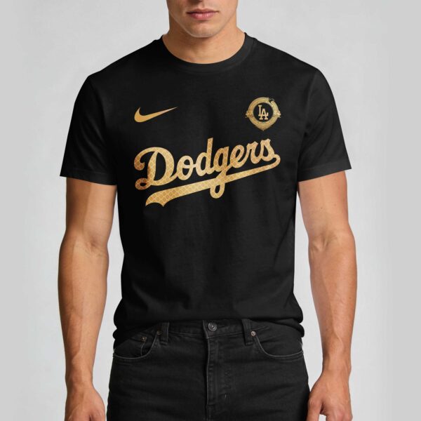 Alternative view of Los Angeles Dodgers x Fourth Wing Premium T-Shirt 008