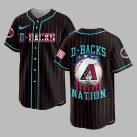 Arizona Diamondbacks USA Flag Edition Premium Baseball Jersey PH00007