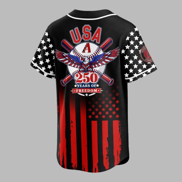 Alternative view of Arizona Diamondbacks USA 250 Premium Jersey PL08