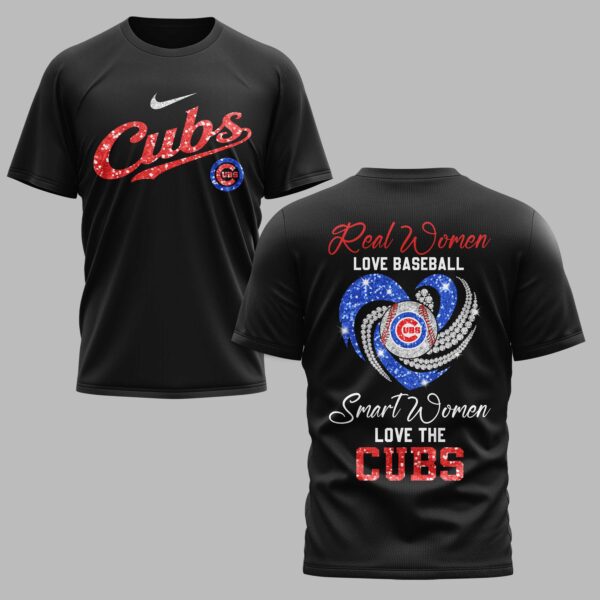 Chicago Cubs Glitter Premium T-Shirt LT0001