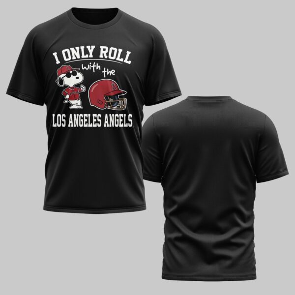 Los Angeles Angels x snoopy Mars Premium T-Shirt PL04