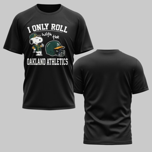 Oakland Athletics x snoopy Mars Premium T-Shirt PL04