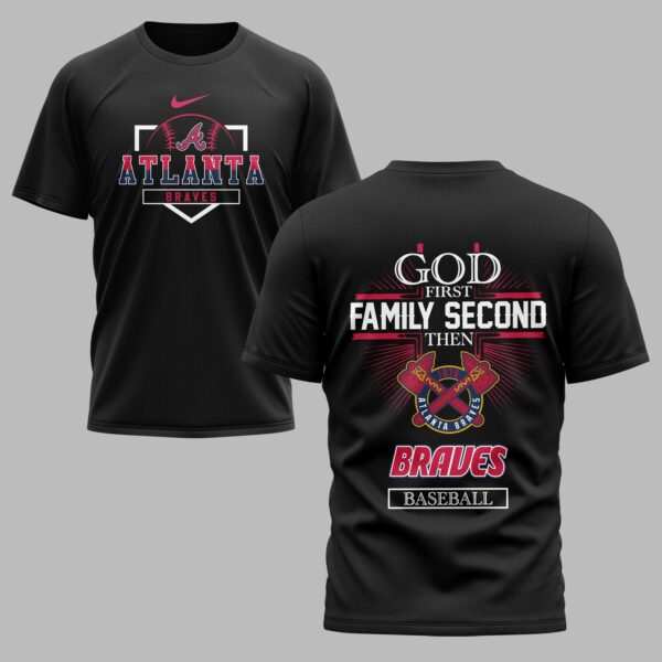 Atlanta Braves God Family Premium T-shirt PH00001