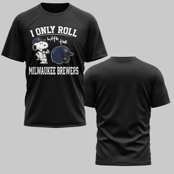Milwaukee Brewers x snoopy Mars Premium T-Shirt PL04