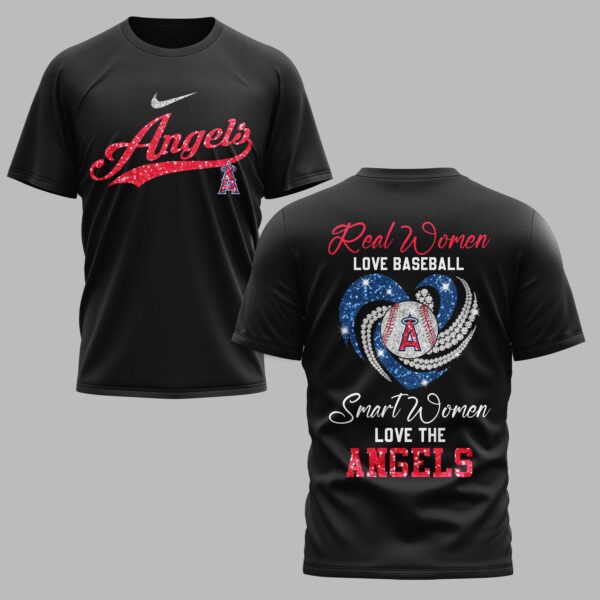Los Angeles Angels Glitter Premium T-Shirt LT0001