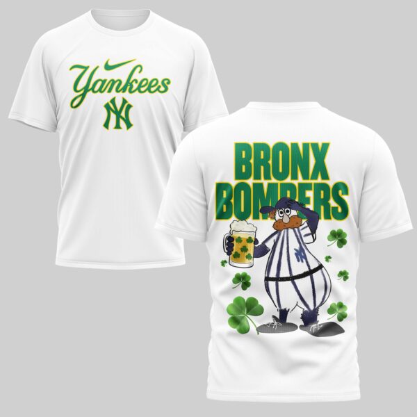 New York Yankees x St Patrick's Day Premium T-Shirt 004