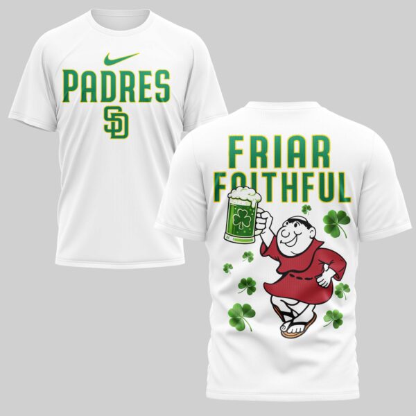 San Diego Padres x St. Patrick's Day Premium T-Shirt 004