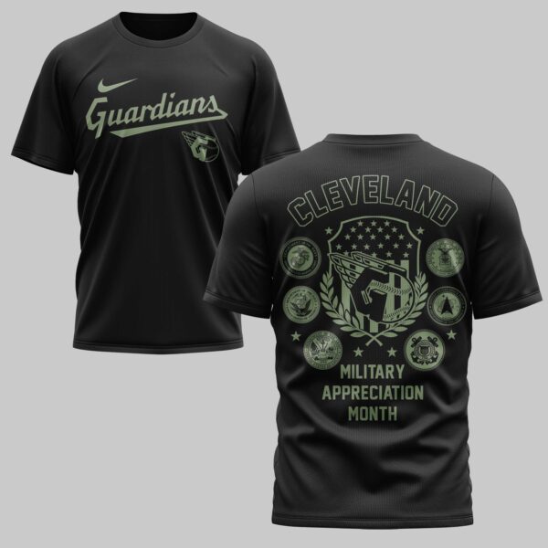 Cleveland Guadians x Military Appreciation Month Premium T-Shirt 001