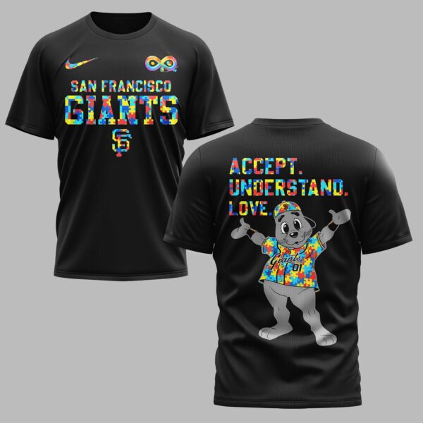 San Francisco Giants x Autism Awareness Premium T-Shirt 006