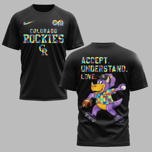 Colorado Rockies x Autism Awareness Premium T-Shirt 006