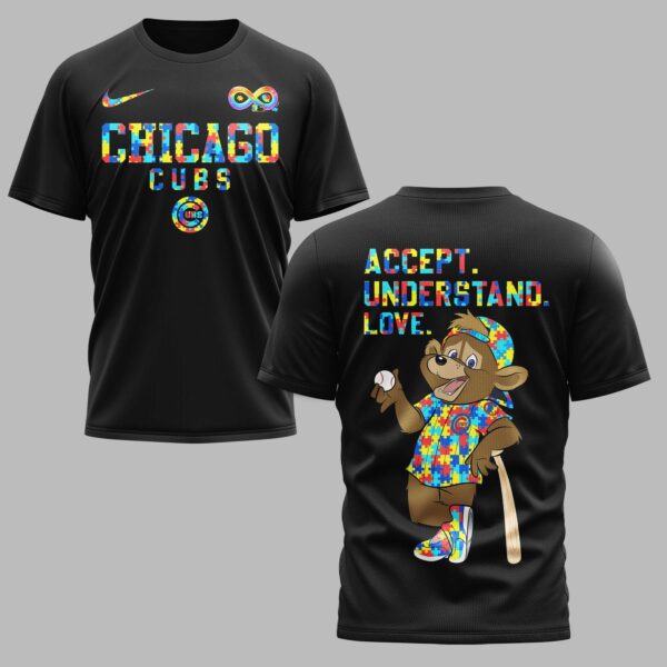 Chicago Cubs x Autism Awareness Premium T-Shirt 006