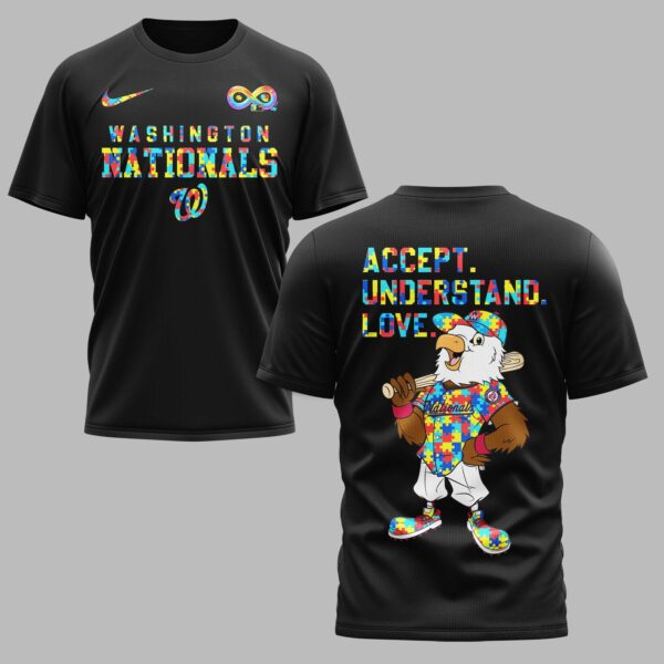 Washington Nationals x Autism Awareness Premium T-Shirt 006
