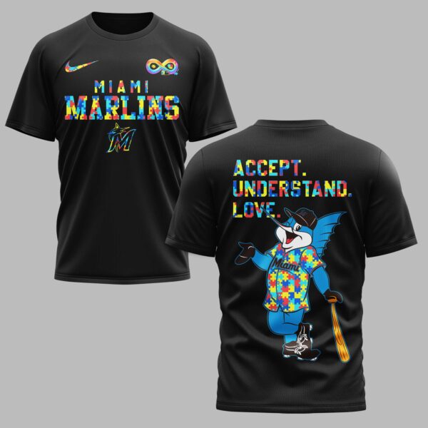 Miami Marlins x Autism Awareness Premium T-Shirt 006