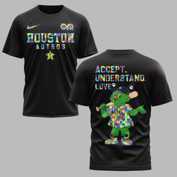 Houston Astros x Autism Awareness Premium T-Shirt 006