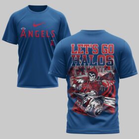 Los Angeles Angels x skull Mars Premium T-Shirt PL05