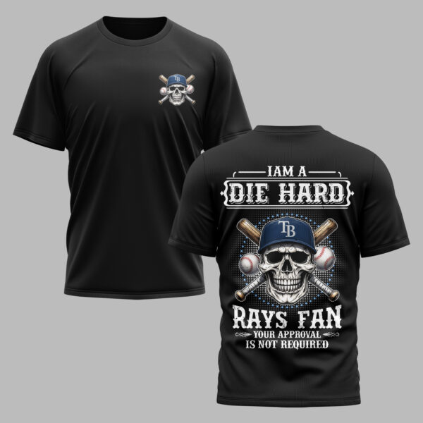 Tampa Bay Rays X Skullcap Premium T Shirt PVT001