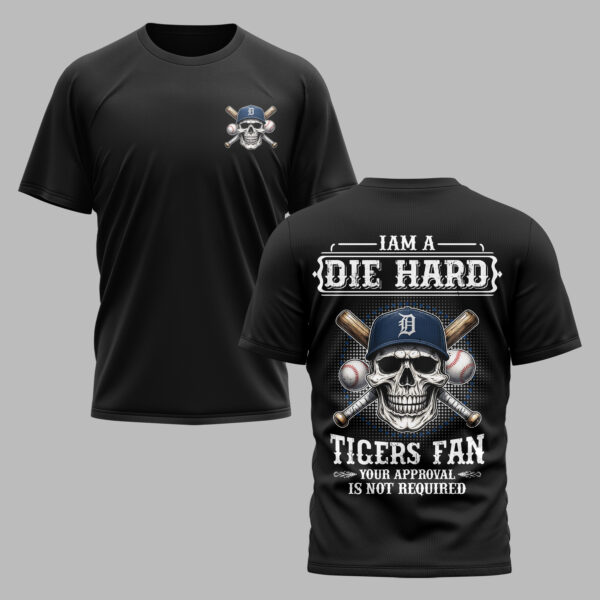 Detroit Tigers X Skullcap Premium T Shirt PVT001