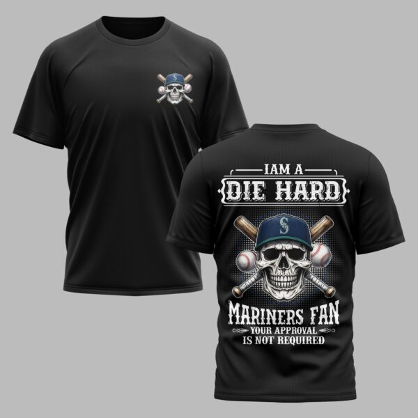 Seattle Mariners X Skullcap Premium T Shirt PVT001