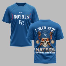 Kansas City Royals X Fire Skull Baseball Premium T Shirt PVT002