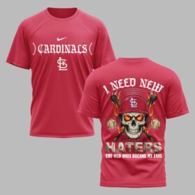 St. Louis Cardinals  X Fire Skull Baseball Premium T Shirt PVT002