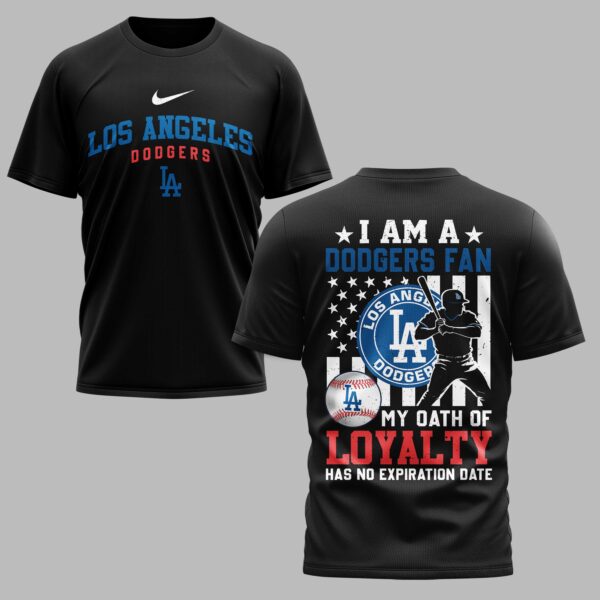 Los Angeles Dodgers Loyalty Oath Premium T-shirt LT0002
