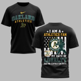 Oakland Athletics Loyalty Oath Premium T-shirt LT0002