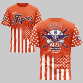 Detroit Tigers x 250Years Mars Premium T-Shirt PL06