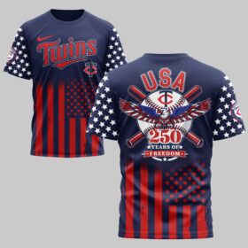 Minnesota Twins x 250Years Mars Premium T-Shirt PL06