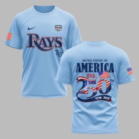 Tampa Bay Rays X 250 Years Of Freedom Premium T Shirt PVT003