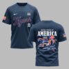 Detroit Tigers X 250 Years Of Freedom Premium T Shirt PVT003