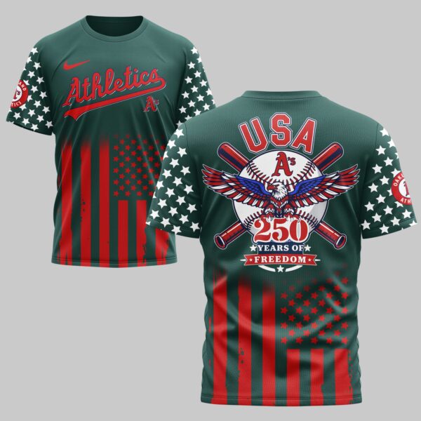 Oakland Athletics x 250Years Mars Premium T-Shirt PL06