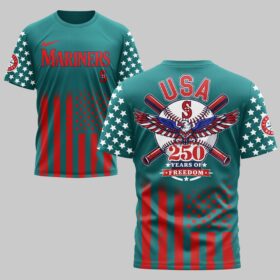 Seattle Mariners x 250Years Mars Premium T-Shirt PL06