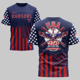 Texas Rangers x 250Years Mars Premium T-Shirt PL06