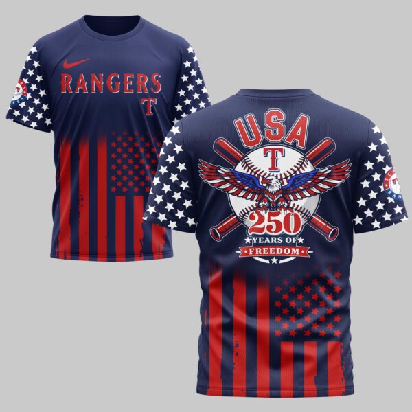 Texas Rangers x 250Years Mars Premium T-Shirt PL06