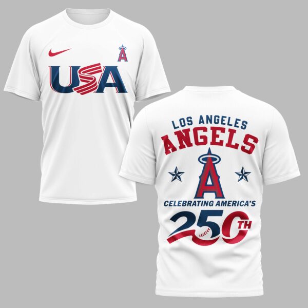 Los Angeles Angels Celebrating America’s 250th Premium T-shirt LT0003