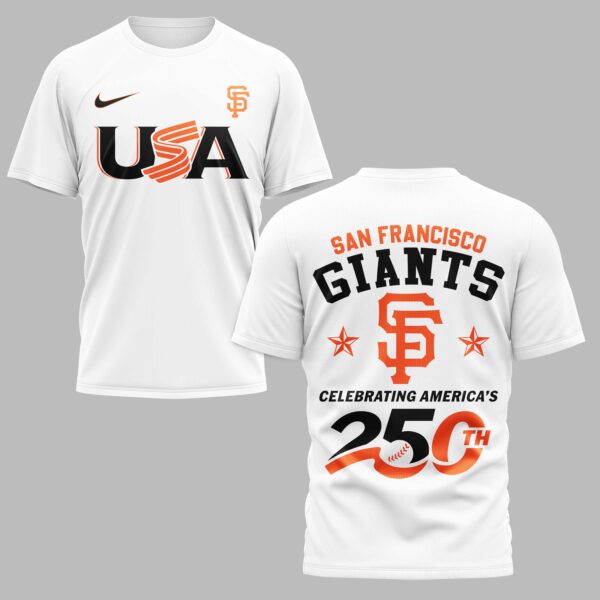 San Francisco Giants Celebrating America’s 250th Premium T-shirt LT0003