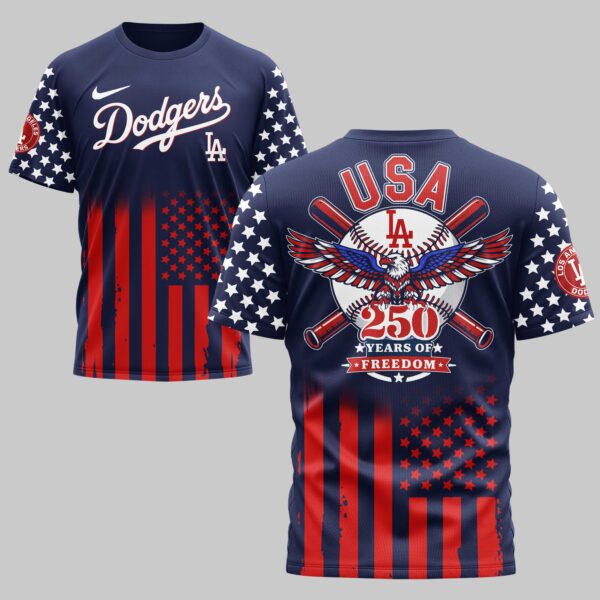 Los Angeles Dodgers x 250Years Mars Premium T-Shirt PL06