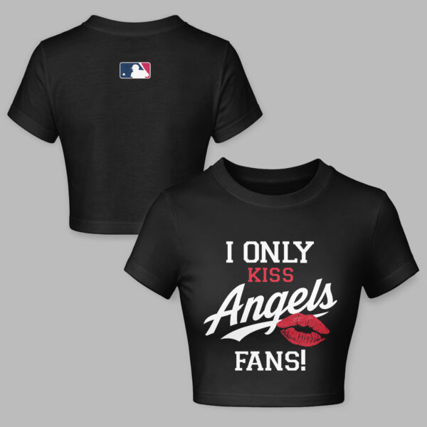 Los Angeles Angels Cropped Naval-Baring Shirt 010