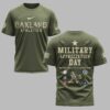 Oakland Athletics Military Appreciation Premium T-shirt LT0004