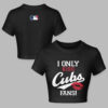 Chicago Cubs Cropped Naval-Baring Shirt 010