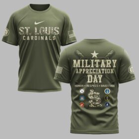 St. Louis Cardinals Military Appreciation Premium T-shirt LT0004