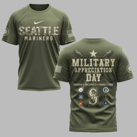 Seattle Mariners Military Appreciation Premium T-shirt LT0004